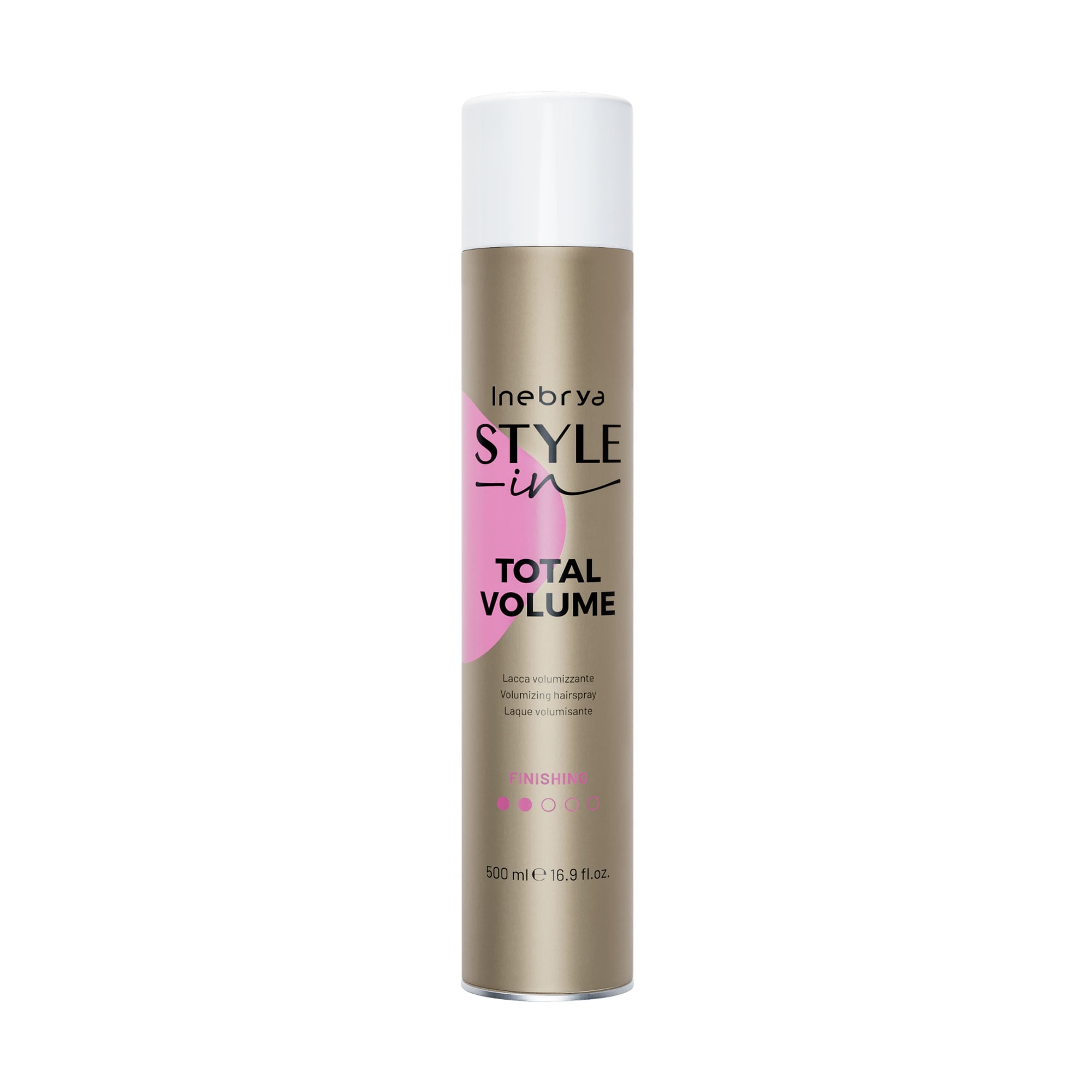 Лак для об'єму волосся Inebrya Style-In Total Volume Volumizing Hairspray фіксація 2, 500 мл